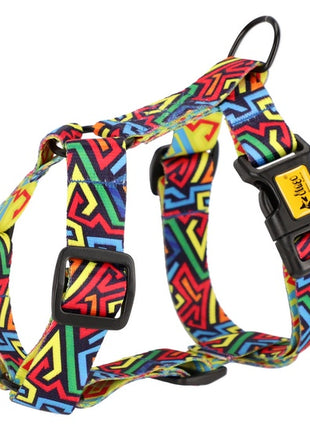 Dingo Szelki dwupaskowe Guard City - Graffiti rozmiar S