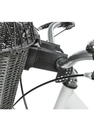 Trixie Handlebar Bicycle Basket with Wire Hood Anthracite - For dogs and cats up to 7kg