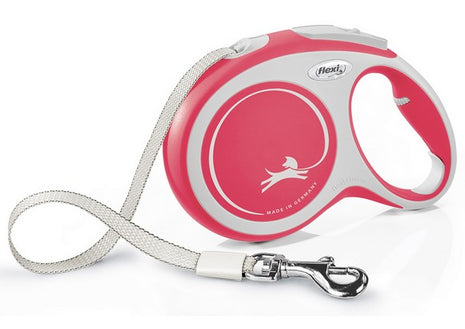 Flexi New Comfort Smycz taśma L 8m czerwona [FL-3806]