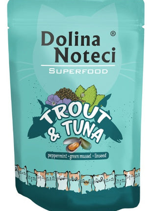 Dolina Noteci Superfood Kot Pstrąg i tuńczyk saszetka 85g