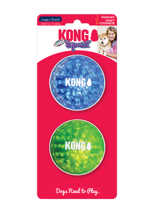 KONG Squeezz Geodz 2-pk Assorted