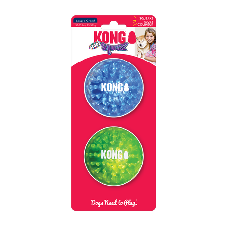 KONG Squeezz Geodz 2-pk Assorted