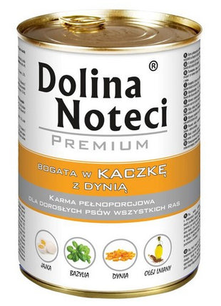 Dolina Noteci Premium Pies Kaczka i dynia puszka 400g