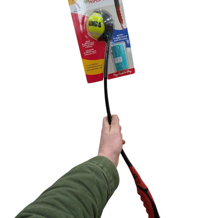 Kong Handipod Launch Fetch Stick with Poop Bag Dispenser – For Ultimate Fun and Convenience!
