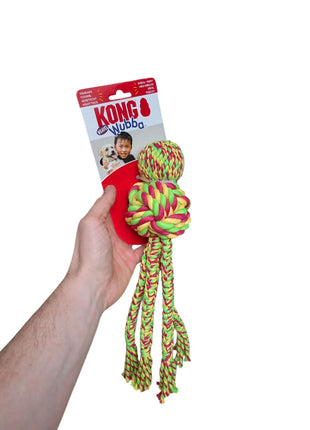 Kong Wubba Weaves Rope - For fetching, chewing and tug-of-war