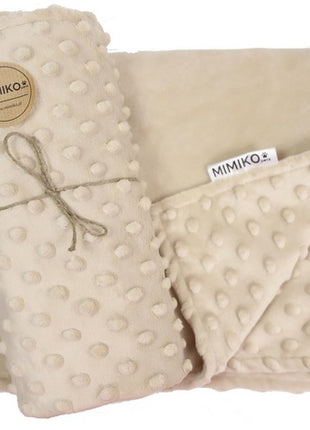 MIMIKO Pets Kocyk Minky-Dot 70x50cm beżowy