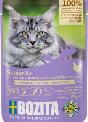 Bozita Cat Senior 8+ Kurczak w sosie saszetka 85g