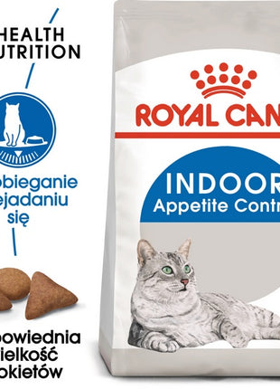 Royal Canin Indoor Apetite Control karma sucha dla kotów dorosłych, przebywających w domu, domagających się jedzenia 2kg