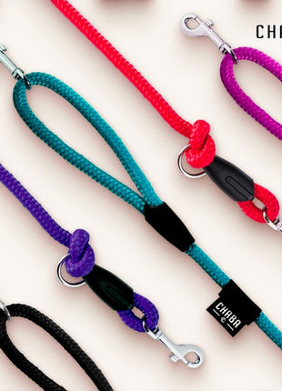 CHABA Smycz linka regulowana - 14mm x 138/260cm czarna