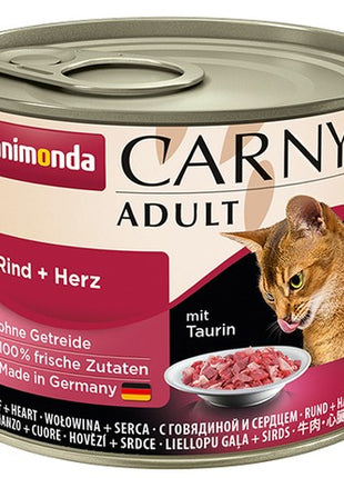 Animonda Carny Adult Wołowina + Serca puszka 200g