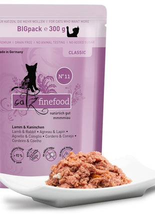 Catz Finefood Classic N.11 Jagnięcina i Królik saszetka 300g