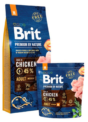 Brit Premium By Nature Adult M Medium 3kg