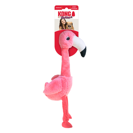 Kong Shakers Honkers Flamingo - With squeaker for extra fun