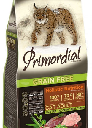 Primordial Cat Grain Free Adult Duck & Turkey 400g