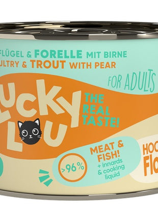 Lucky Lou Lifestage Adult Drób i pstrąg puszka 200g