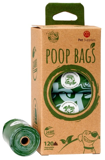 Toby's Choice Ekologiczne (degradowalne) bezzapachowe worki na odchody 120szt