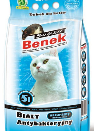 Super Benek Żwir biały antybakteryjny 5L