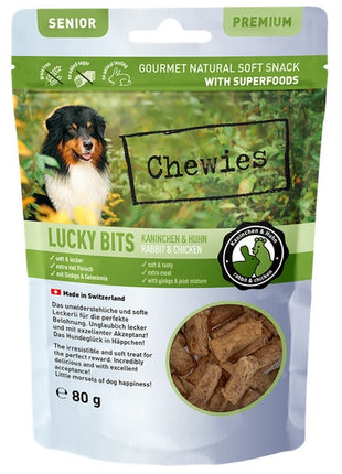 Chewies Lucky Bits Senior Królik & kurczak 80g