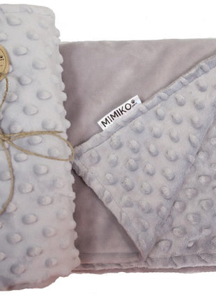 MIMIKO Pets Kocyk Minky-Dot 70x50cm szary