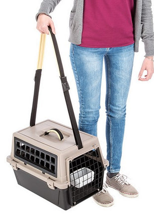 Ferplast Atlas 10 Trendy Plus - transporter czarny/beż/czarny [73027099]