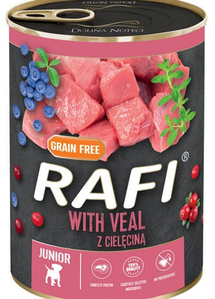 Rafi Pies Junior Cielęcina puszka 400g