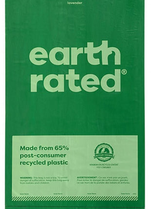 Earth Rated Woreczki do zbierania odchodów 300szt lawendowe
