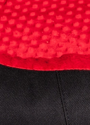 Bimbay Pokrowiec do kanapy Minky r.3 - 100x80cm czarny-czerwony