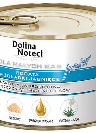 Dolina Noteci Premium Pies Mały Junior żołądki jagnięce 185g