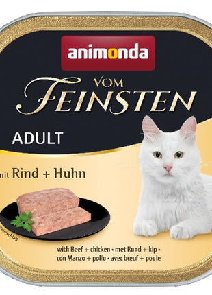 Animonda vom Feinsten Cat Adult Wołowina z Kurczakiem tacka 100g