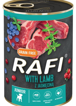 Rafi Pies Junior Jagnięcina puszka 400g