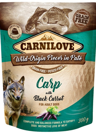 Carnilove Dog Carp & Black Carrot - karp i czarna marchew saszetka 300g
