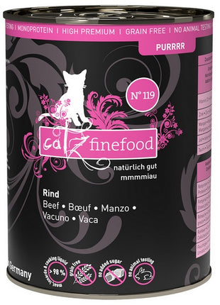 Catz Finefood Purrrr N.119 Wołowina puszka 400g