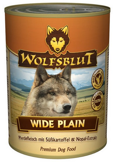 Wolfsblut Dog Wide Plain - konina i bataty puszka 395g