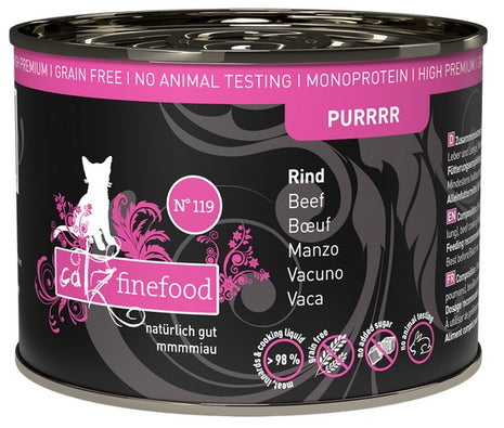 Catz Finefood Purrrr N.119 Wołowina puszka 200g