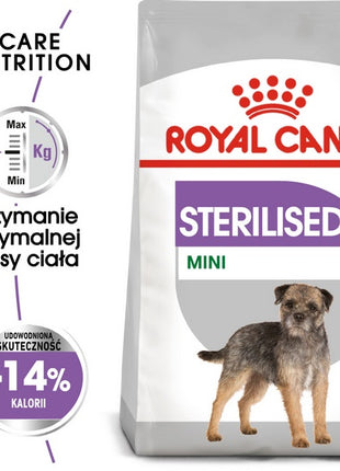Royal Canin Mini Sterilised karma sucha dla psów dorosłych, ras małych, sterylizowanych 3kg