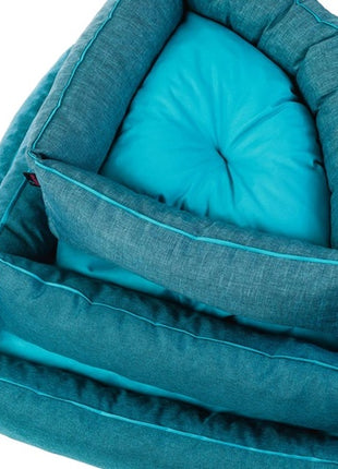 Diversa Legowisko Corner M turkus-niebieski