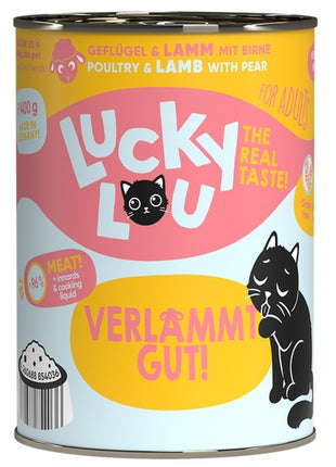 Lucky Lou Lifestage Adult Drób i jagnięcina puszka 400g