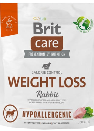 Brit Care Hypoallergenic Dog Weight Loss Rabbit 1kg