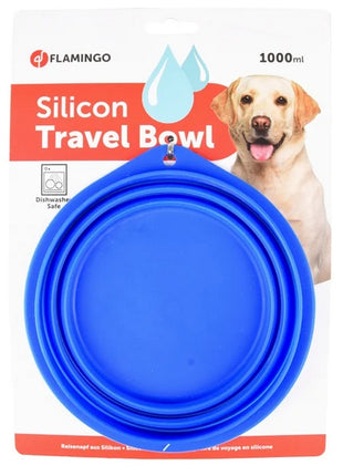 Flamingo Miska podróżna niebieska 1000ml [44039]