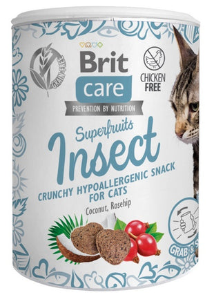 Brit Care Cat Snack Superfruits Insect 100g