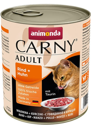 Animonda Carny Adult Wołowina + Kurczak puszka 800g
