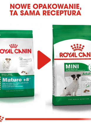 Royal Canin Mini Adult 8+ karma sucha dla psów starszych od 8 do 12 roku życia, ras małych 800g