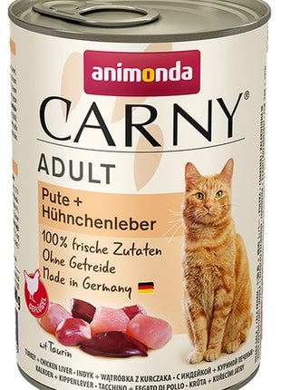 Animonda Carny Adult Indyk + Wątróbka kurczaka puszka 400g