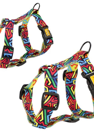 Dingo Szelki dwupaskowe Guard City - Graffiti rozmiar M