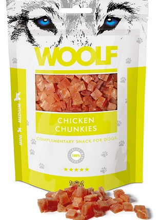 Woolf Soft Chicken Chunkies 100g