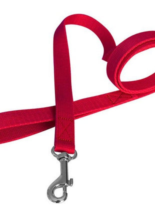 CHABA Smycz taśma - 10mm czerwona