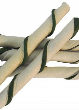 Magnum Rawhide Patyczki Rollstick 12,5cm/40szt zielone [16401]