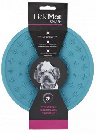 LickiMat Splash miska z przyssawką turkusowa