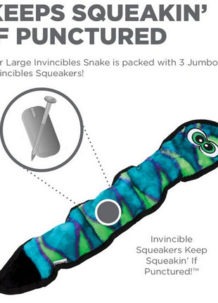 Outward Hound Invincibles Snake blue/green 3 piszczałki [32067]