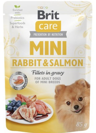 Brit Care Dog Mini Rabbit & Salmon saszetka 85g